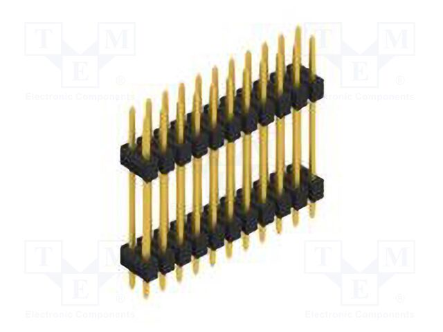 Connector: pin strips; pin header; male; PIN: 22; 2.54mm; THT; 2x11