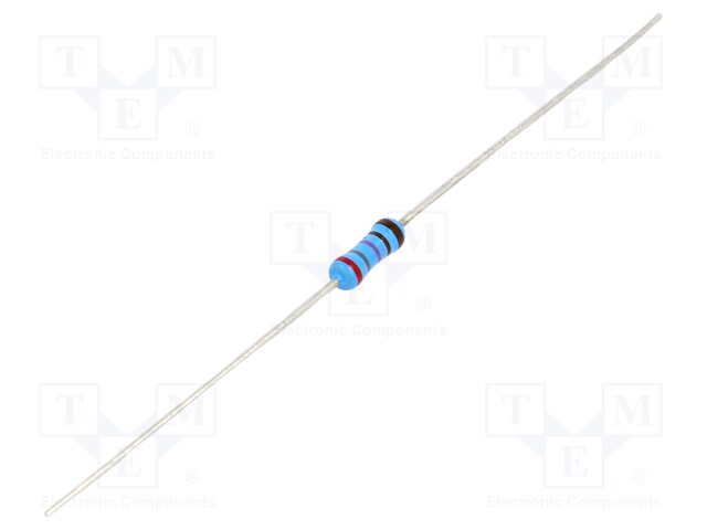 Resistor: thin film; THT; 2.87kΩ; 600mW; ±5%; Ø2.5x6.5mm; 50ppm/°C