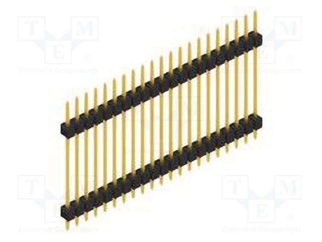 Connector: pin strips; pin header; male; PIN: 21; 2.54mm; THT; 1x21