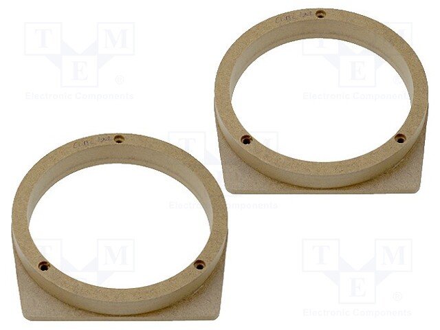 Spacer ring; MDF; 165mm; Honda; impregnated,varnished