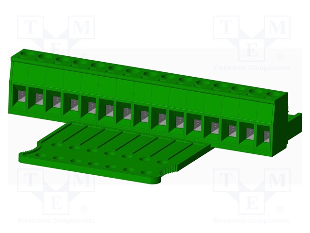 Connector: pluggable terminal block; plug; female; straight; 5mm