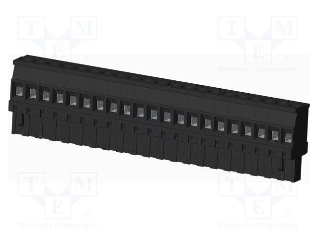 Connector: pluggable terminal block; plug; female; angled 90°
