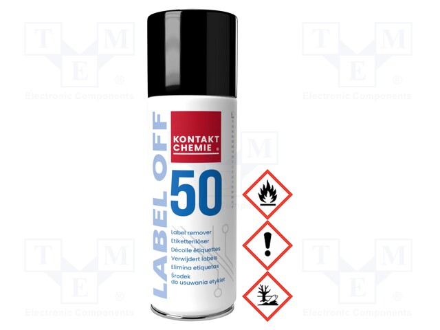 Agent for removal of self-adhesive labels; LABEL OFF 50; 200ml