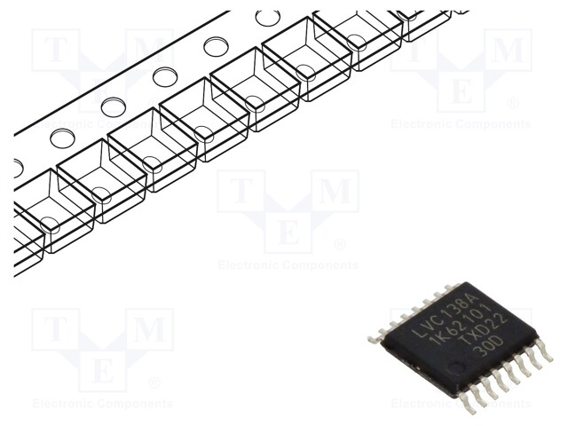 IC: digital; 3-to-8 lines,decoder,demultiplexer,inverting; SMD