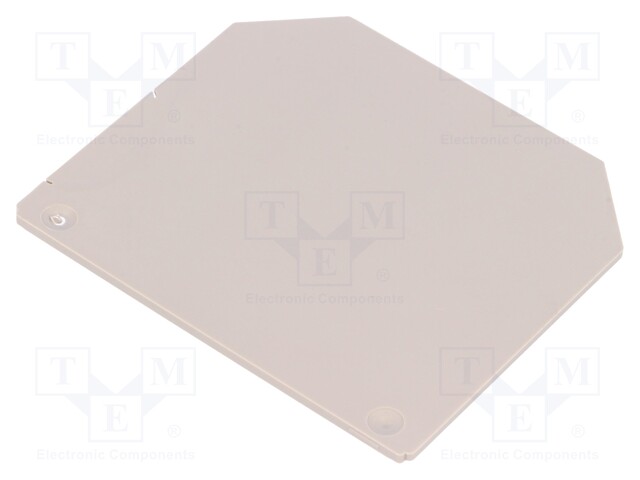 End/partition plate; Application: WDU; beige; max.125°C