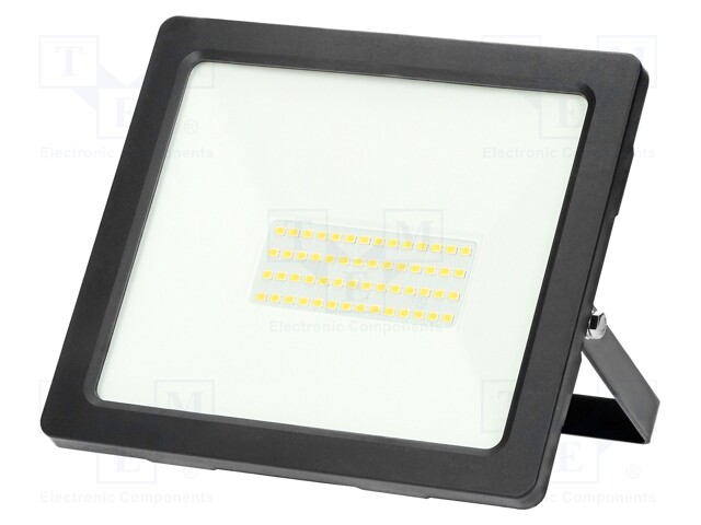 Lamp: LED flood light; 50W; 4000K; CRImin: 80; 150x178x35mm; IP65