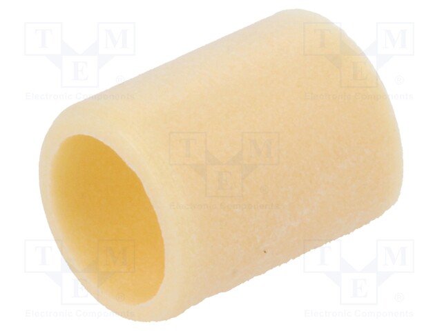 Bearing: sleeve bearing; Øout: 12mm; Øint: 10mm; L: 15mm; yellow