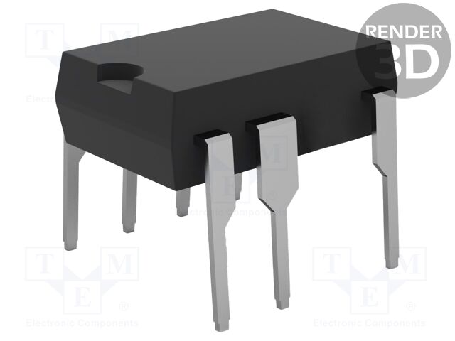 IC: PMIC; AC/DC switcher,SMPS controller; Uin: 85÷265V; DIP-8C