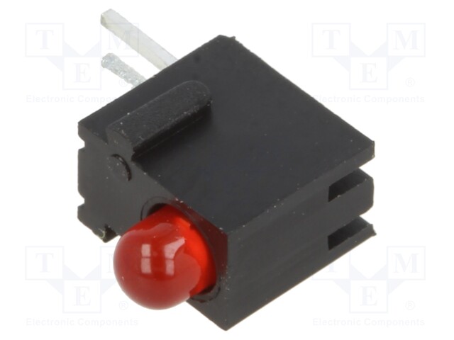 LED; red; 3mm; No.of diodes: 1; 20mA; Lens: diffused; 45°; 1.7÷2V
