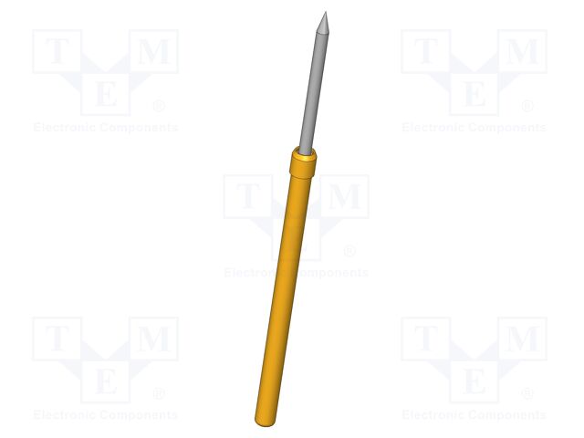 Test needle; Operational spring compression: 8mm; 5A; Ø: 1mm; 3N
