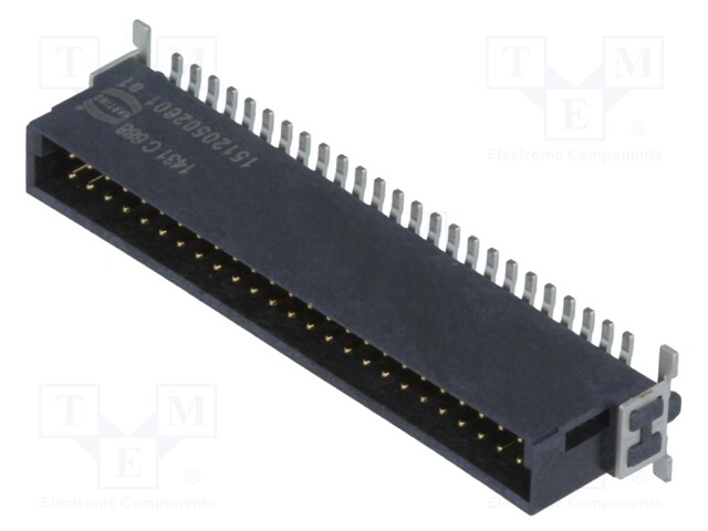 Connector: PCB to PCB; male; PIN: 50; 1.27mm; Series: har-flex; 2.3A