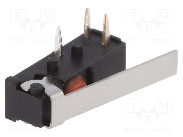 Microswitch SNAP ACTION; SPDT; Pos: 2; Leads: for PCB,angled