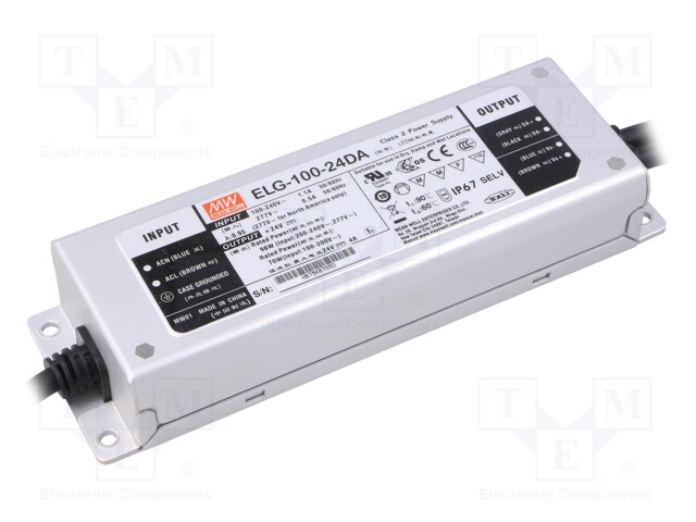 Power supply: switched-mode; Communication: DALI; LED; 96W; 24VDC