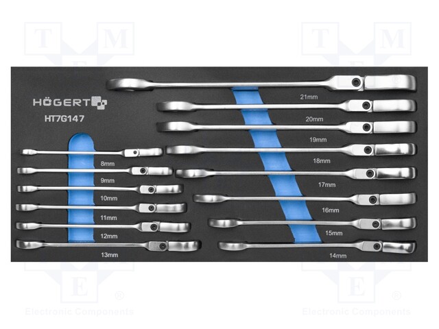 Tool: wrenches set; 14pcs.