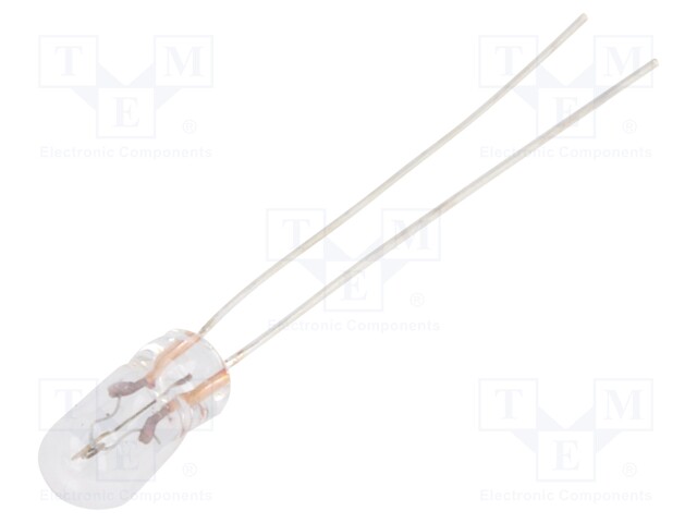 Filament lamp: miniature; 12VDC; 40mA; Bulb: T1; Ø: 3.15mm; L: 6.35mm