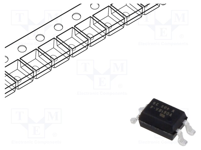 Optocoupler; SMD; Ch: 1; OUT: transistor; Uinsul: 5.3kV; Uce: 80V