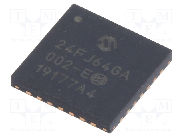 PIC microcontroller; Memory: 64kB; SRAM: 8kB; 32MHz; SMD; QFN28