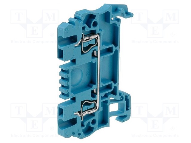 Splice terminal: rail; 1.5mm2; ways: 1; terminals: 2; blue; wemid