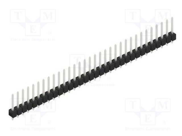 Connector: pin strips; pin header; male; PIN: 32; 2.54mm; THT; 1x32
