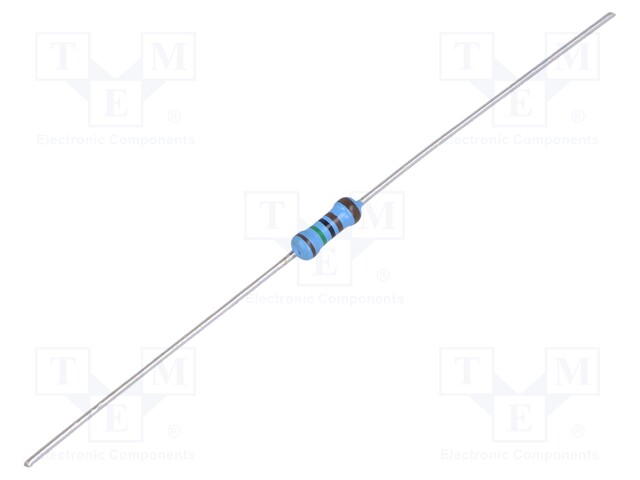 Resistor: thin film; THT; 1.5kΩ; 600mW; ±5%; Ø2.5x6.5mm; 50ppm/°C