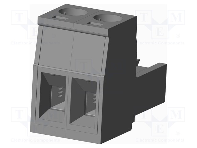 Connector: pluggable terminal block; plug; female; straight; grey