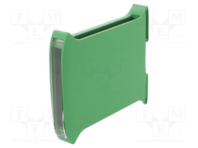 Enclosure: for DIN rail mounting; ABS
