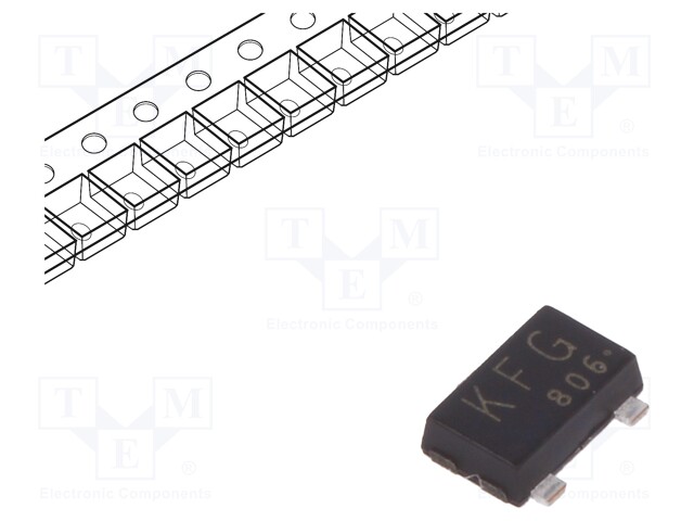 Transistor: P-MOSFET; unipolar; -20V; -3.9A; 1W; SOT23F