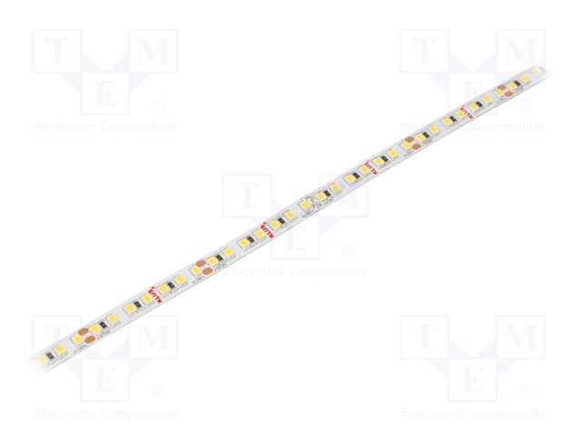 LED tape; white warm; 24V; LED/m: 140; 8mm; IP20; 120°; 14.4W/m