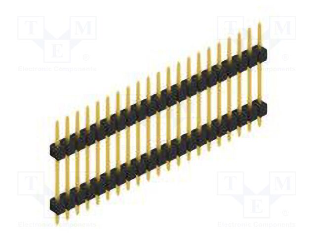 Connector: pin strips; pin header; male; PIN: 21; 2.54mm; THT; 1x21