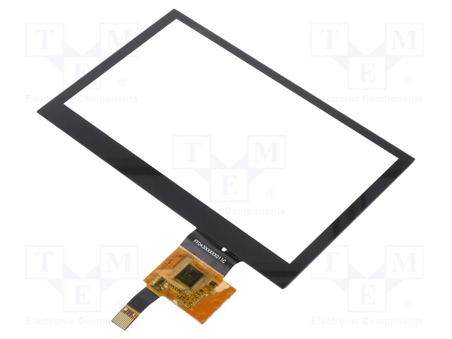Touch panel; 96.24x54.66mm; PIN: 10; -30÷80°C; 4.3"