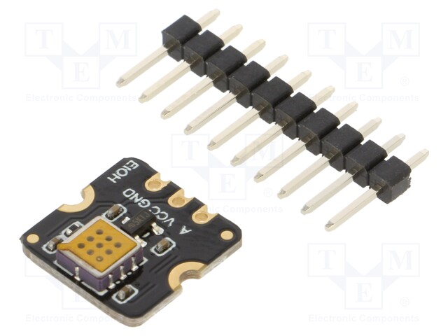 Sensor: gas level; ethanol (EtOH); 3.3÷5VDC; 13x13x2.5mm