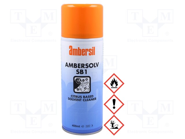 Cleaning agent; 400ml; spray; can; transparent,yellow; 67°C