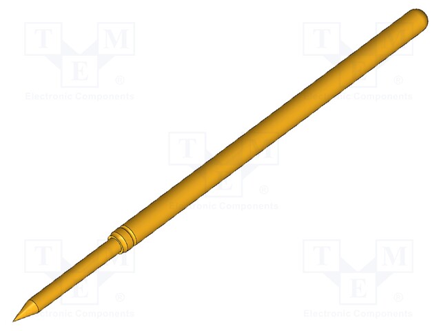 Test needle; Operational spring compression: 4.3mm; 5A; Ø: 0.9mm