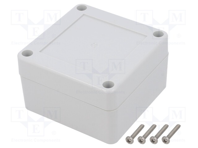 Enclosure: multipurpose; X: 75mm; Y: 75mm; Z: 45mm; ZP; ABS; gasket