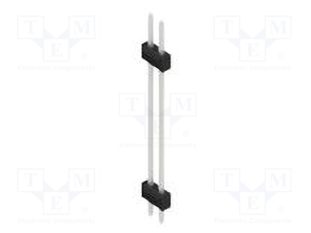 Connector: pin strips; pin header; male; PIN: 2; 2.54mm; THT; 2x1