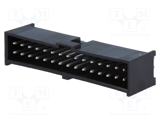 Socket; IDC; male; PIN: 30; straight; THT; tinned; 2.54mm