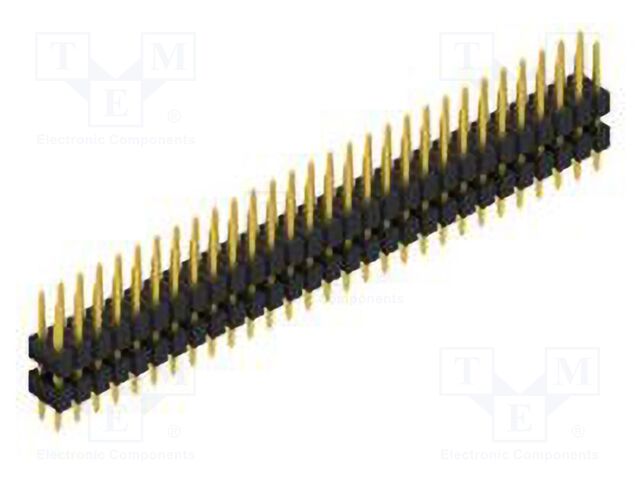 Connector: pin strips; pin header; male; PIN: 58; 2.54mm; THT; 2x29