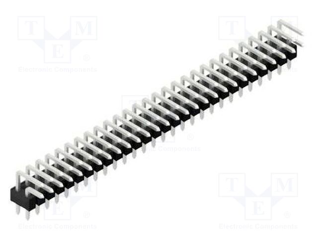Connector: pin strips; pin header; male; PIN: 56; 2.54mm; THT; 2x28