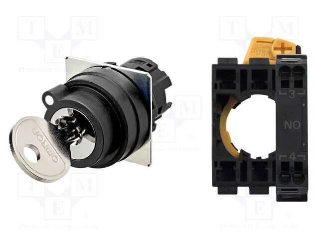 Switch: rotary; 22mm; Pos: 2