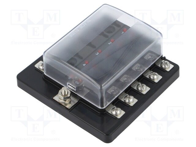Fuse acces: fuse boxes; fuse: 19mm; 30A; screw; Leads: M4 screws