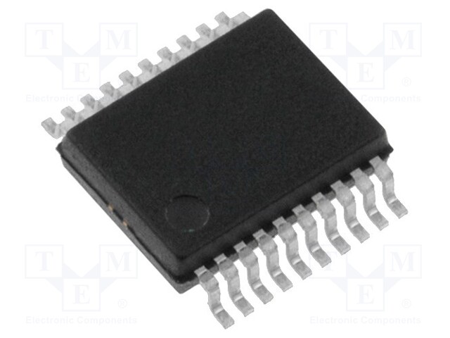 AVR microcontroller; EEPROM: 256B; SRAM: 2kB; Flash: 16kB