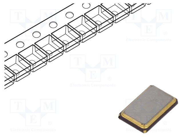 Resonator: quartz; 12MHz; ±30ppm; 18pF; SMD; 5x3.2x0.9mm