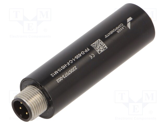 Module: laser; 1mW; red; dot; 635nm; Man.series: FLEXPOINT®