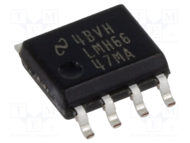 IC: operational amplifier; 55MHz; 2.5÷12V; Ch: 1; SO8
