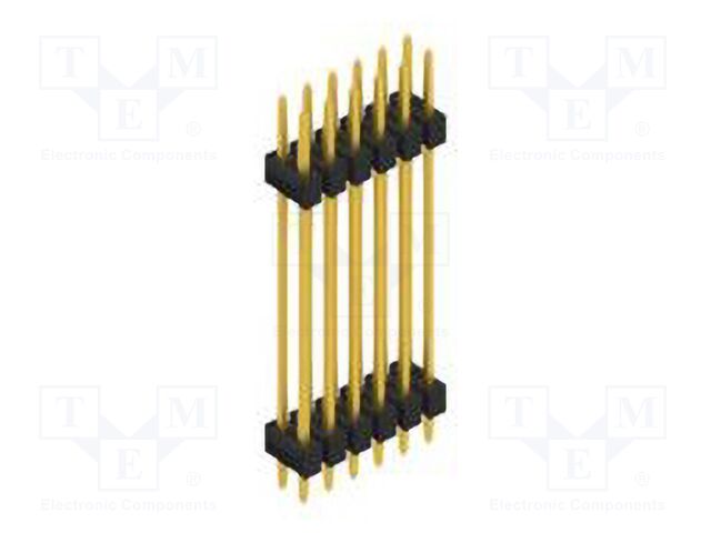 Connector: pin strips; pin header; male; PIN: 12; 2.54mm; THT; 2x6