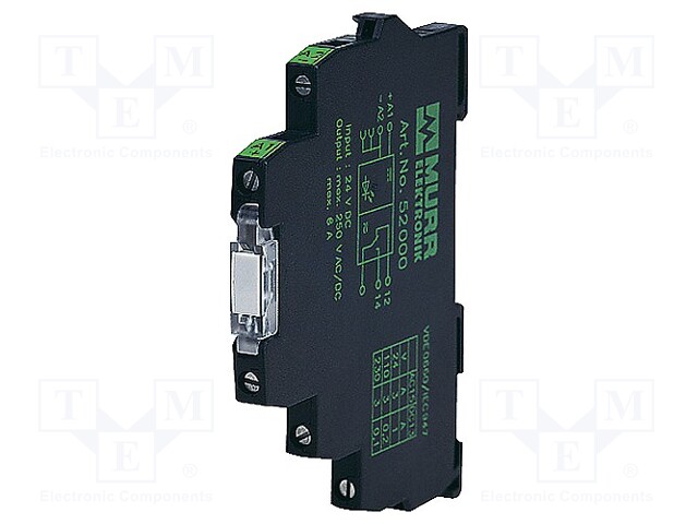 Converter: analog signals; DIN; 0÷10VDC; 19.2÷28.8VDC; 0÷60°C