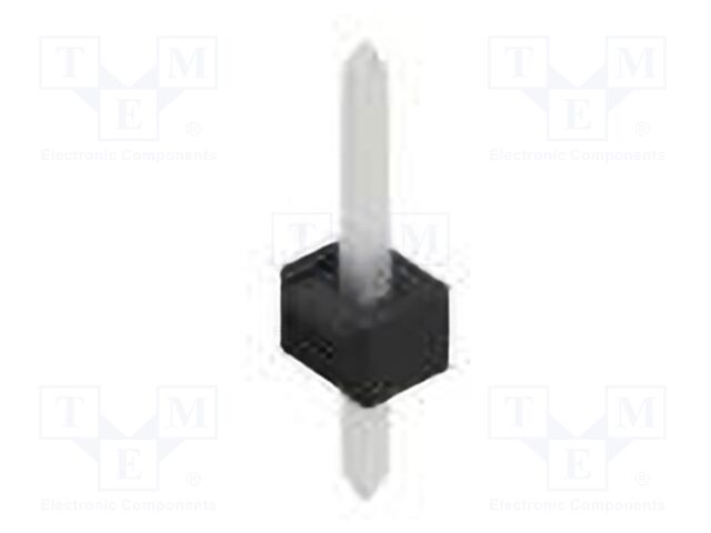 Connector: pin strips; pin header; male; PIN: 1; 2.54mm; THT; 1x1