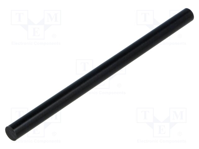 Adapter; thermoplastic; Shaft d: 6mm; black; Shaft: smooth; L: 100mm