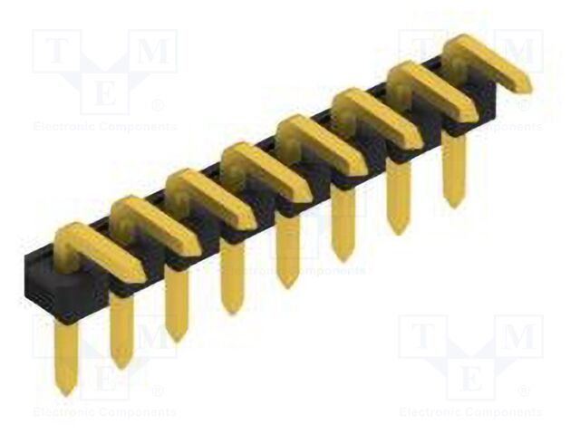 Connector: pin strips; pin header; male; PIN: 8; 2.54mm; THT; 1x8