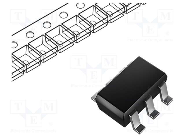 IC: analog switch; SPDT; Ch: 1; SC70-6; 1.8÷5.5VDC; reel,tape